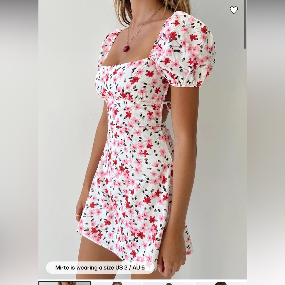 Princess Polly Pink Floral Mini Dress